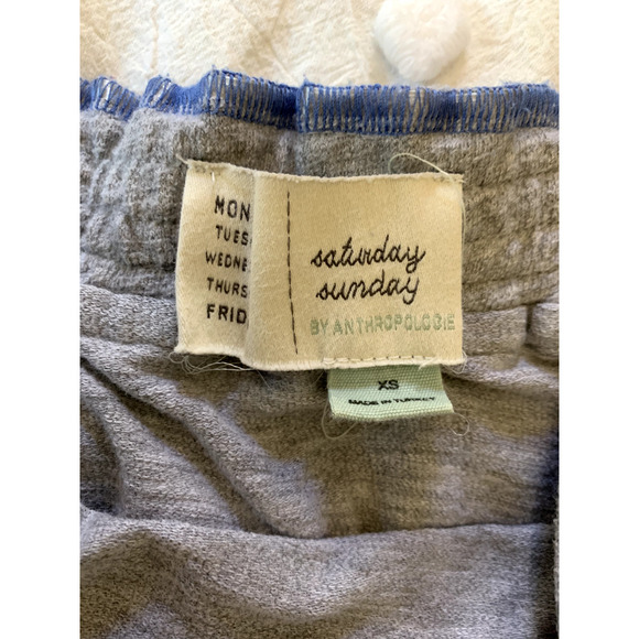 Anthropologie Saturday Sunday Jumper Grey Jersey XS Pockets Loungewear Casual - Picture 10 of 12